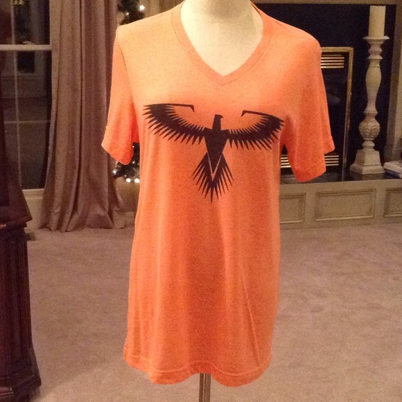 Canvas t-shirt cute orange with Phoenix on front - Picture 2 of 8